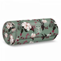 Flowery Green virágos feltekerhető tolltartó - Ars Una