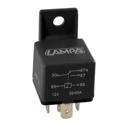 Relé 5 lábú 12V 40A, Lampa 45501