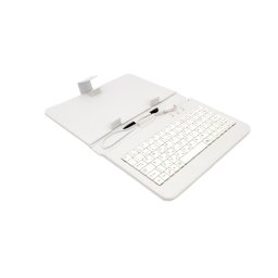 AIREN AiTab bőr tok 1 USB billentyűzettel 7" FEHÉR (CZ/SK/DE/UK/US... elrendezés)