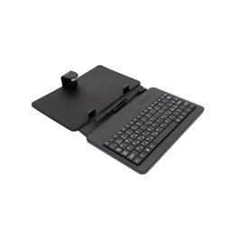 AIREN AiTab bőr tok 1 USB billentyűzettel 7" FEKETE (CZ/SK/DE/UK/US... elrendezés)