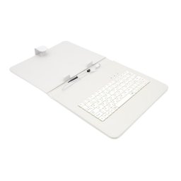 AIREN AiTab bőr tok 3 USB billentyűzettel 9,7" FEHÉR (CZ/SK/DE/UK/US... elrendezés)