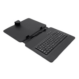 AIREN AiTab bőr tok 3 USB billentyűzettel 9,7" FEKETE (CZ/SK/DE/UK/US... elrendezés)