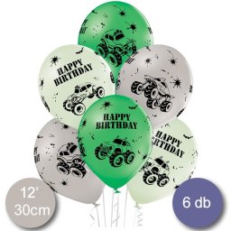 Lufi, Happy Birthday, monster truck, 6 db/cs