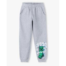 Minecraft Grey gyerek hosszú nadrág, jogging alsó 6 év / 116 cm
