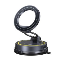 BASEUS PRIMETRIP VC2 FLEX autós tartó (műszerfalra, tapadókorongos, mágneses, 360°, összehajtható) FEKETE