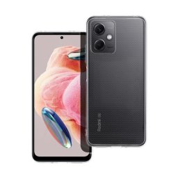 Clear 2mm Xiaomi Redmi Note 12 5G tok, átlátszó (kamera védelemmel)
