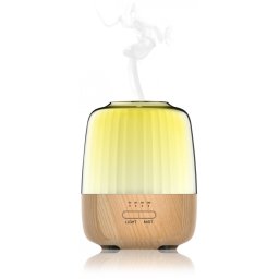 Aromaterápiás Párásító Fa mintázat RGB Hangulatvilágítással 300ml 8W