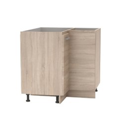 Alsó sarokszekrény, tölgy sonoma, univerzális, NOVA PLUS NOPL-061-RS
