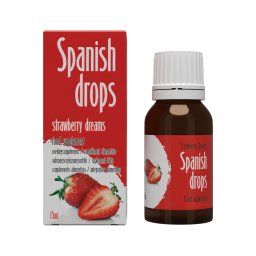 Cobeco Spanish Drops - vágyfokozó cseppek - eper (15 ml)