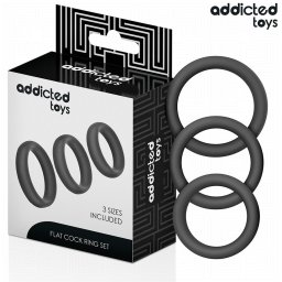 ADDICTED TOYS - prmium lapos szilikon gyrk szettje