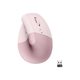 Logitech Lift függőleges ergonomikus egér üzleti használatra, rózsaszínű