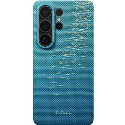 Pitaka Edge Samsung Galaxy S26 Ultra hátlap tok, Aramid, MagSafe, lucid blue