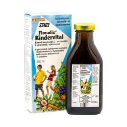 Floradix Kindervital folyékony étrend-kiegészítő vitaminokkal gyerekeknek 250ml