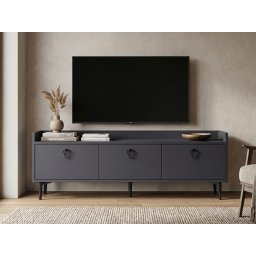 TV állvány PIENA 160 cm, antracit színű