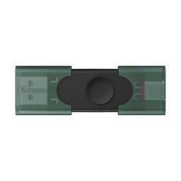 KINGSTON Pendrive, 128GB, USB 3.2 Gen1, USB-A/USB-C, KINGSTON "DataTraveler Duo"