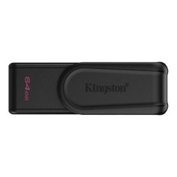 KINGSTON Pendrive, 64GB, USB 3.2 Gen1, KINGSTON "DataTraveler Exodia S", fekete