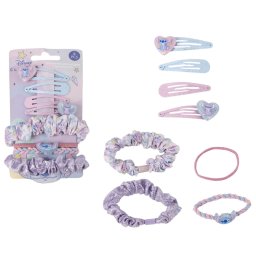 Lilo és Stitch hajcsat és hajgumi szett 8db-os