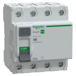 Easy9 PRO Áram-védőkapcsoló RCCB 4P 25A 30mA 10kA A EZ9R49425