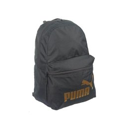 1 + 1 zsebes fekete vászon hátizsák Puma