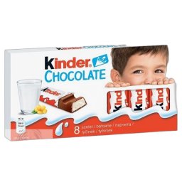 Kinder tejcsokold szelet tejes krmmel tltve 8 db 100 g