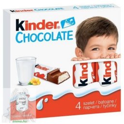 Kinder tejcsokold szelet tejes krmmel tltve 4 db 50 g