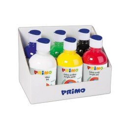 Akrilfestk Primo 6X300 ml Kszlet, 6 Sznben, ramlsszablyoz Kupakkal