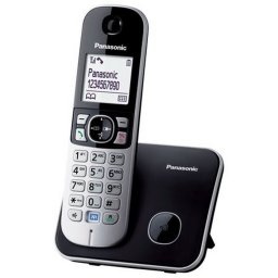 Telefon, vezetk nlkli, PANASONIC "KX-TG6811PDB", fekete