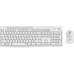 Egr- s billentyzet kszlet, vezetk nlkli, USB, LOGITECH, "MK295", piszkosfehr