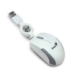 Egr, vezetkes, optikai, kismret, USB, GENIUS "Micro Traveler" fehr