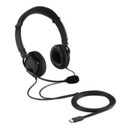 Fejhallgat, mikrofonnal, USB-C, KENSINGTON