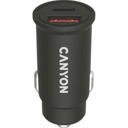 Auts tlt, USB-C/USB-A, QC 3.0 18W, PD 30W, CANYON "C-20B03"