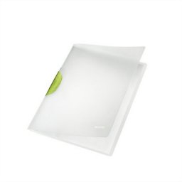 Gyorsfz, klipes, PP, A4, LEITZ "ColorClip Magic", zld
