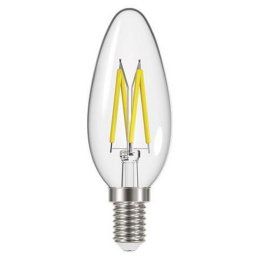 LED izz, E14, filament gyertya, 4W (40W), 470lm, 2700K, ENERGIZER