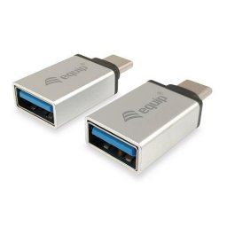 Adapter, USB-C-USB-A talakt, 2 db, EQUIP