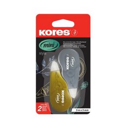 Hibajavt roller, 5 mm x 5 m, KORES "Mini", ezst/arany