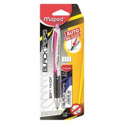 Nyomsirn, 0,5 mm, ajndk grafitbllel, MAPED "Black'Peps", vegyes sznek
