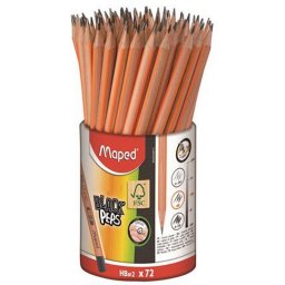 Grafitceruza, ceruzatart, HB, hromszglet, MAPED "Black'Peps"