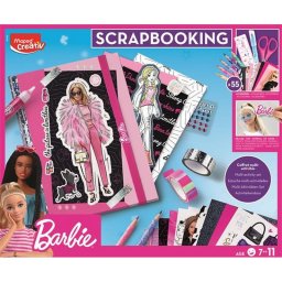 Kreatv scrapbooking kszlet, 50 darabos, MAPED CREATIV "Scrapbooking Set - Barbie"