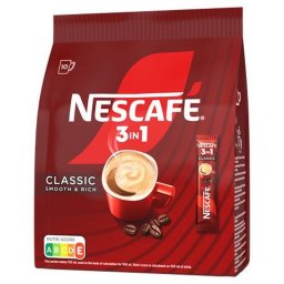 Instant kv stick, 10x16,5 g, NESCAF, 3in1 "Classic"