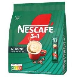 Instant kv stick, 10x16,5 g, NESCAF, 3in1 "Strong"