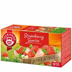 Gymlcstea, 20x2,5 g, TEEKANNE "Strawberry Sunrise", eper