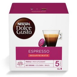 Kvkapszula, 16x6 g, NESCAF DOLCE GUSTO "Espresso", koffeinmentes