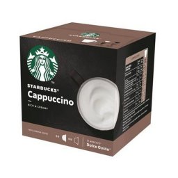 Kvkapszula, 12 db, STARBUCKS by Dolce Gusto(R), "Cappuccino"