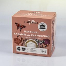 Kvkapszula, Dolce Gusto kompatibilis, 9 db, CAFE FREI "Havannai karamella-cappuccino"