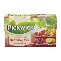 Fekete tea, 20x1,5 g, PICKWICK "Varicik Piros", eper, trpusi gymlcs, erdei gymlcs, ...