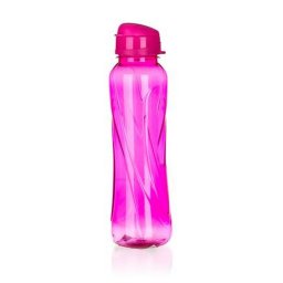 Kulacs, 610 ml, manyag, rzsaszn, "Slim"