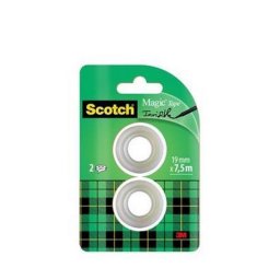 Ragasztszalag, 19 mm x 7,5 m, 3M SCOTCH "Magic tape 810"