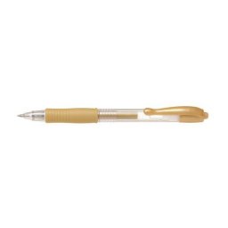 Zselstoll, 0,32 mm, nyomgombos, PILOT "G-2 Metallic", arany