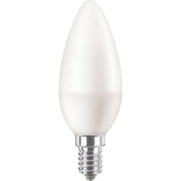 LED izz, E14, gyertya, B38, 7W, 806lm, 4000K, PHILIPS "CorePro"