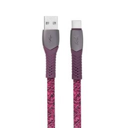 Usb kbel, USB - USB-C, 1,2 m, RIVACASE "PS6102", piros
